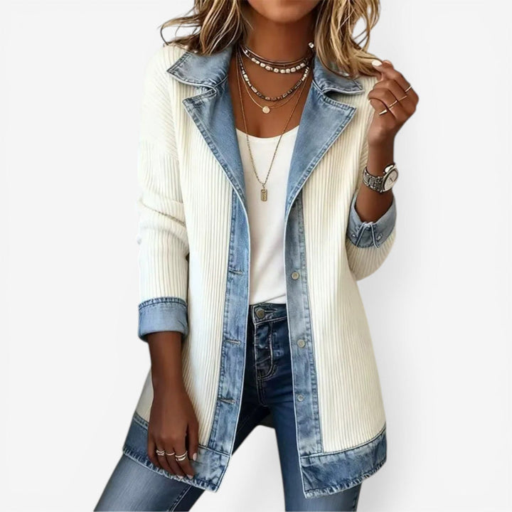 Comfortable Denim Jacket for Women with Relaxed Fit Casual Style