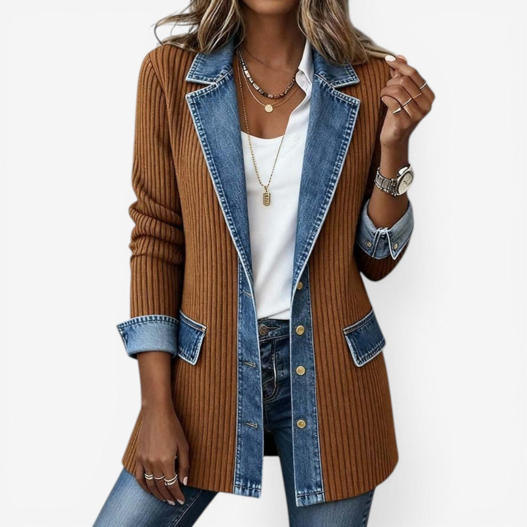Comfortable Denim Jacket for Women with Relaxed Fit Casual Style