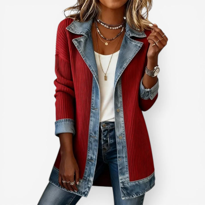 Comfortable Denim Jacket for Women with Relaxed Fit Casual Style