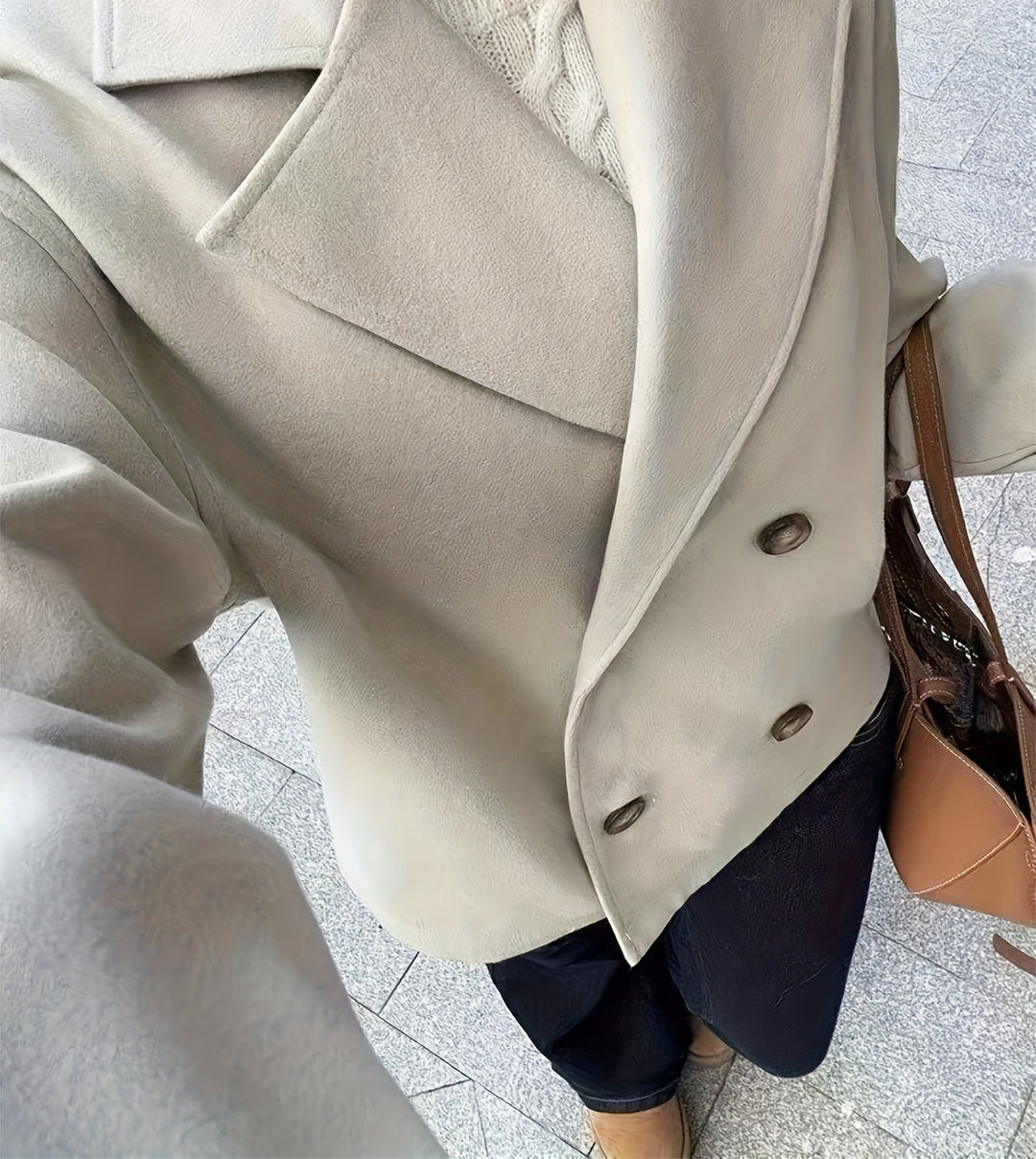 Comfortable Pea Coat for Women with Relaxed Fit Winter Style 2