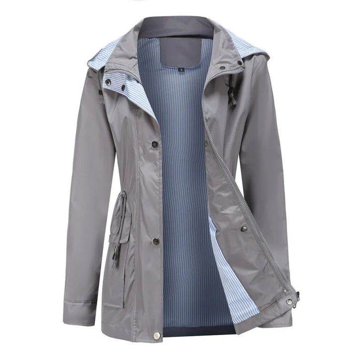 Comfortable Rain Jacket for Women with Hood Outdoor Style