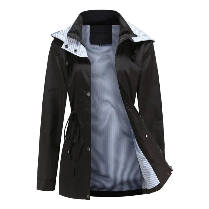 Comfortable Rain Jacket for Women with Hood Outdoor Style
