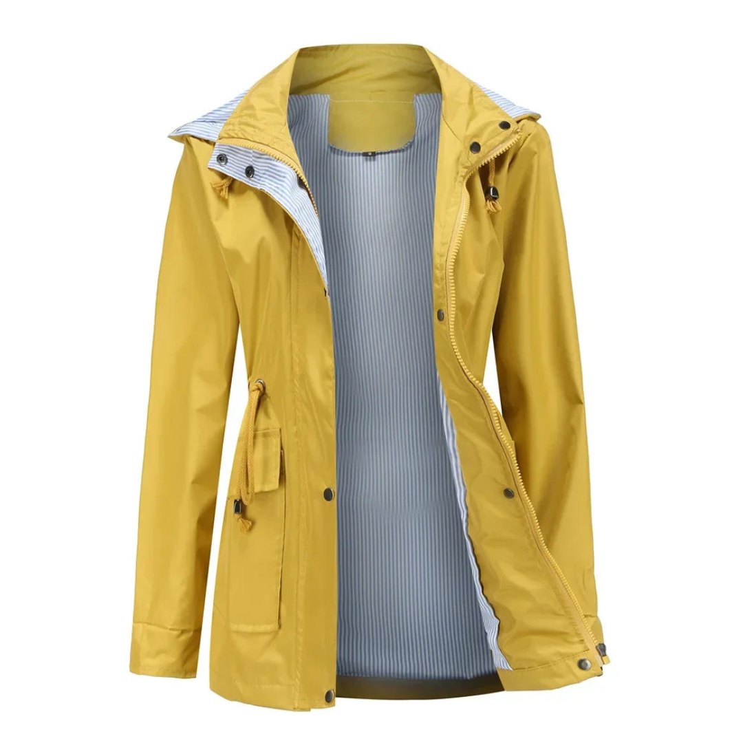 Comfortable Rain Jacket for Women with Hood Outdoor Style