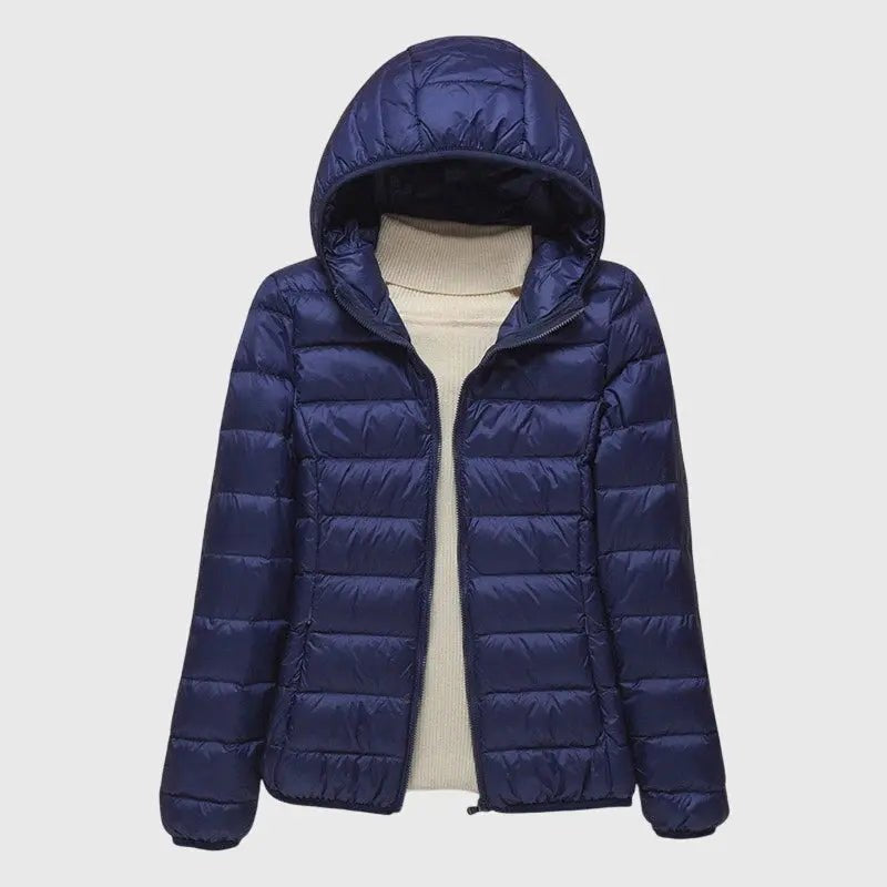 Comfortable Rain Jacket for Women with Quilted Finish Outdoor Style
