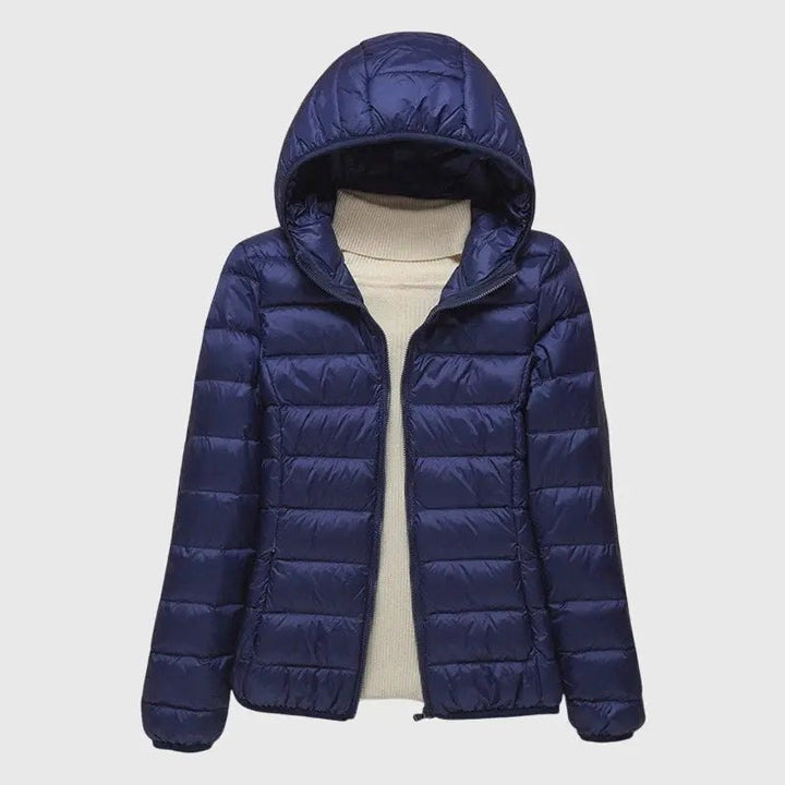 Comfortable Rain Jacket for Women with Quilted Finish Outdoor Style