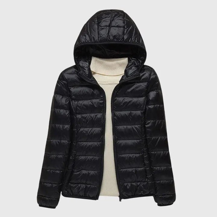 Comfortable Rain Jacket for Women with Quilted Finish Outdoor Style