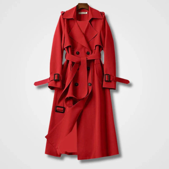 Comfortable Winter Coat for Women with Soft Drape Layering Style 2