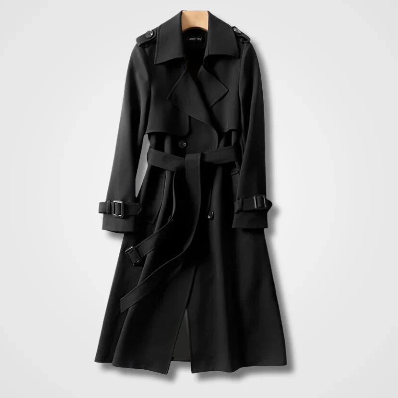 Comfortable Winter Coat for Women with Soft Drape Layering Style 2
