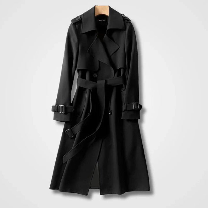 Comfortable Winter Coat for Women with Soft Drape Layering Style 2