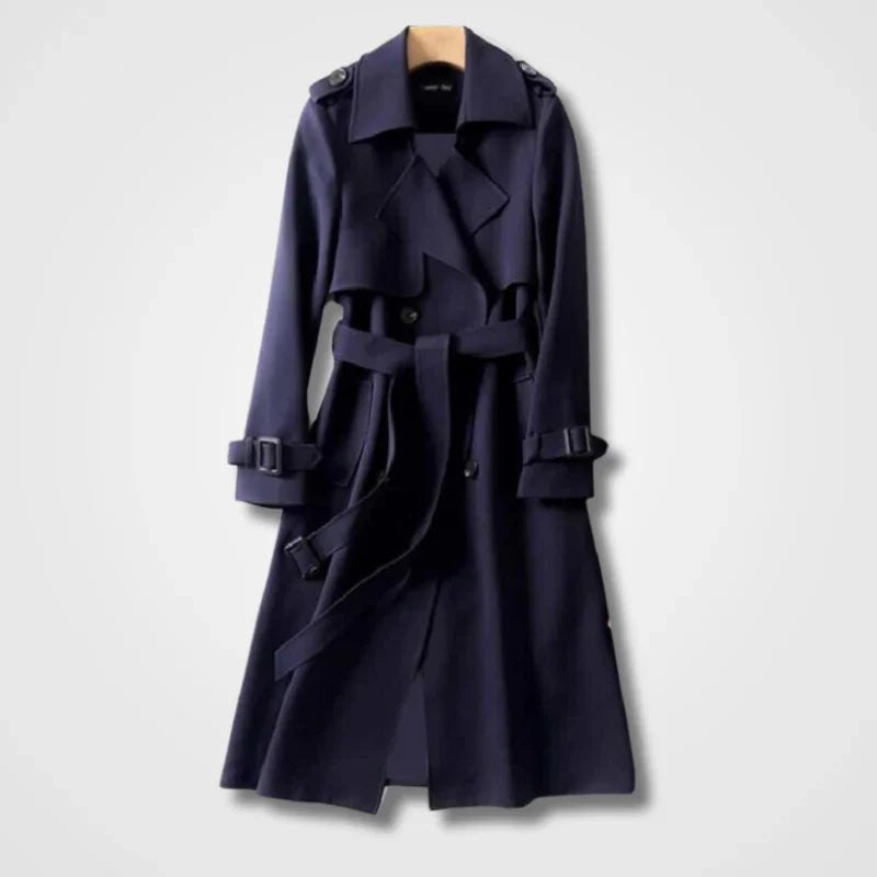Comfortable Winter Coat for Women with Soft Drape Layering Style 2