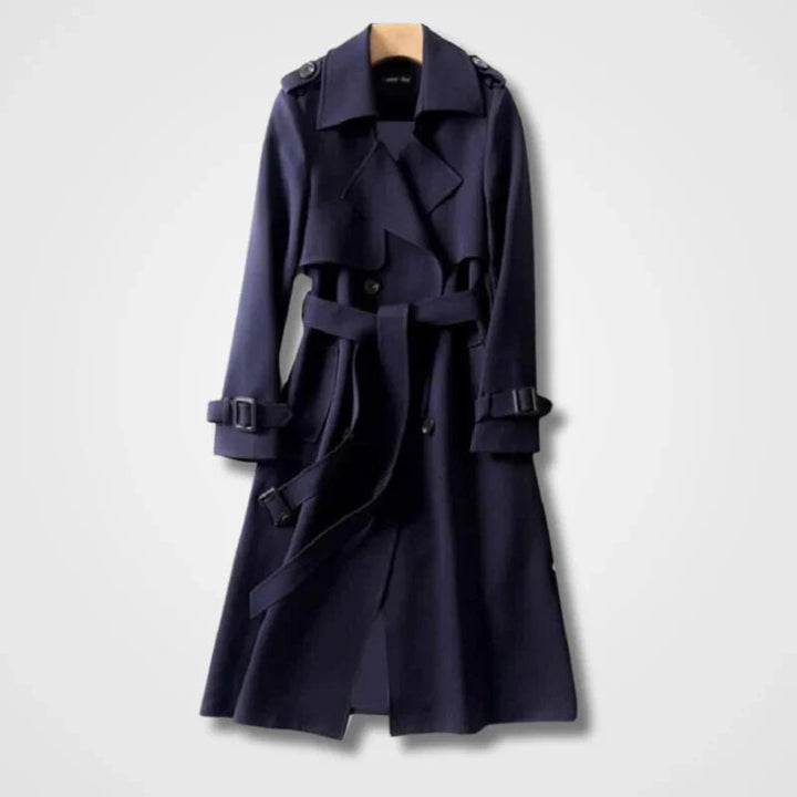 Comfortable Winter Coat for Women with Soft Drape Layering Style 2