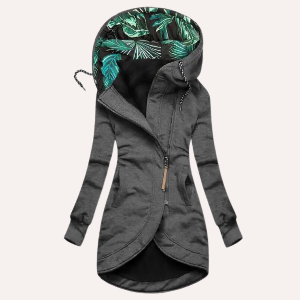 Comfortable Winter Coat for Women with Zip Front Layering Style