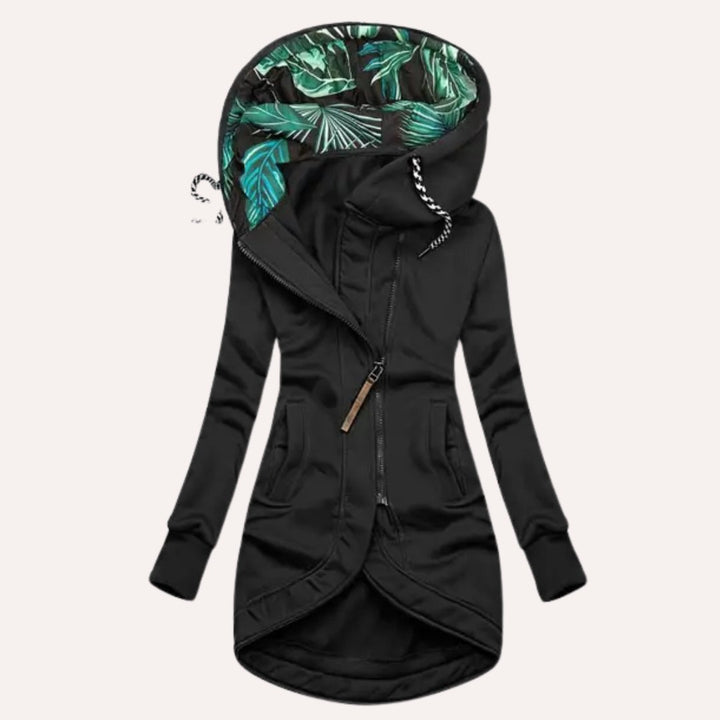 Comfortable Winter Coat for Women with Zip Front Layering Style
