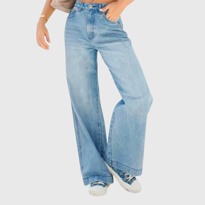 Effortless Blue Baggy Jeans for Women with Relaxed Relaxed Style