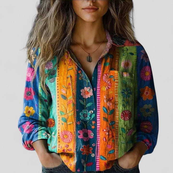Effortless Button Up Shirt for Women with Classic Cut Casual Style