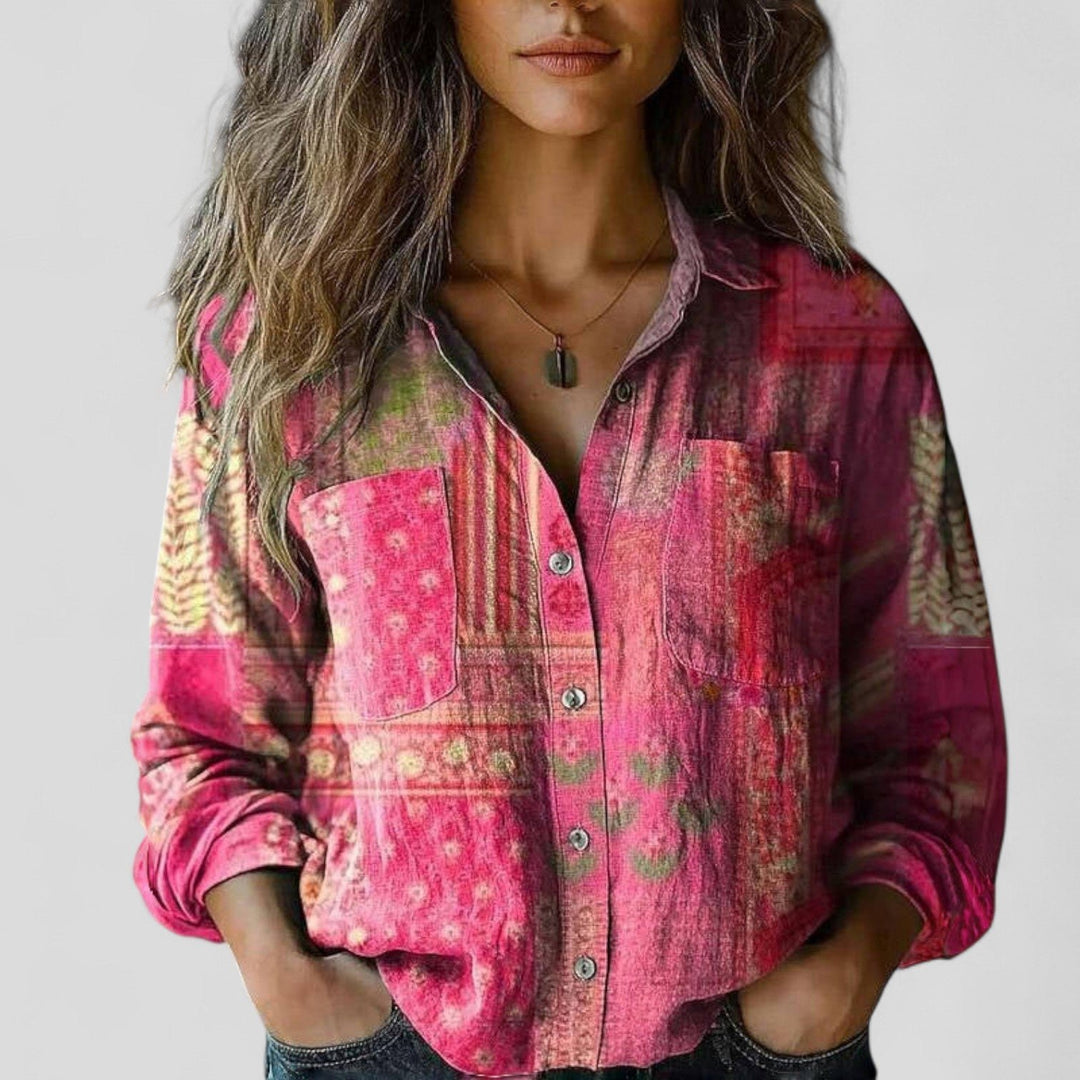 Effortless Button Up Shirt for Women with Classic Cut Casual Style