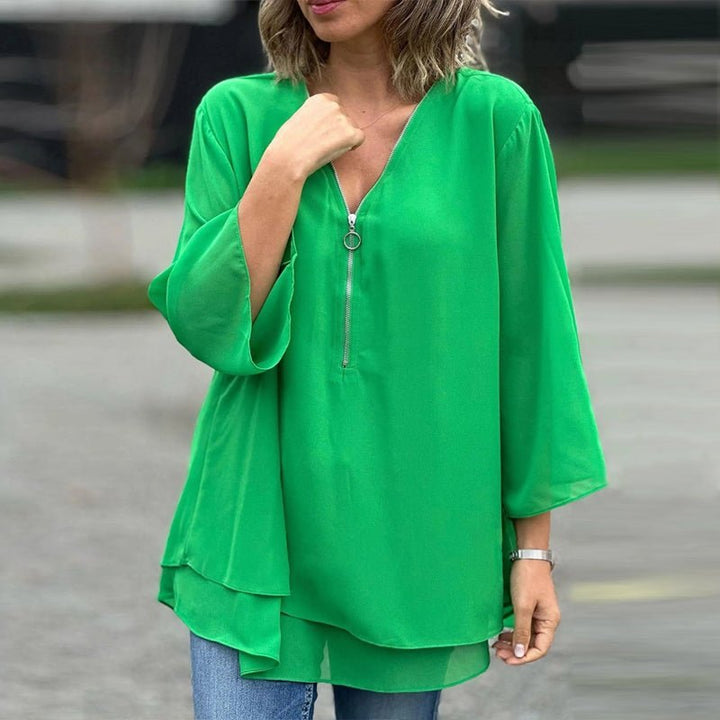 Effortless Going Out Top for Women with Soft Drape Evening Style