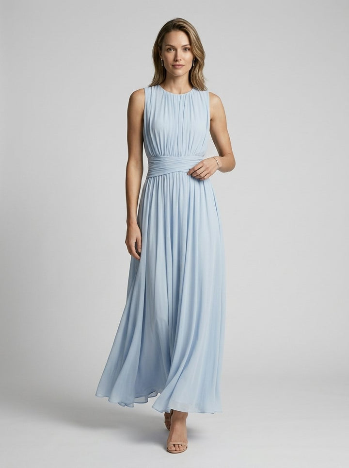 Elegant Chiffon Formal Dress for Women with Soft Drape Formal Style