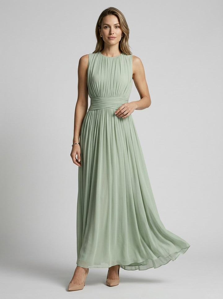 Elegant Chiffon Formal Dress for Women with Soft Drape Formal Style