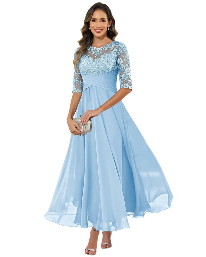 Elegant Fall Wedding Guest Dress for Women with A Line Wedding Guest Style