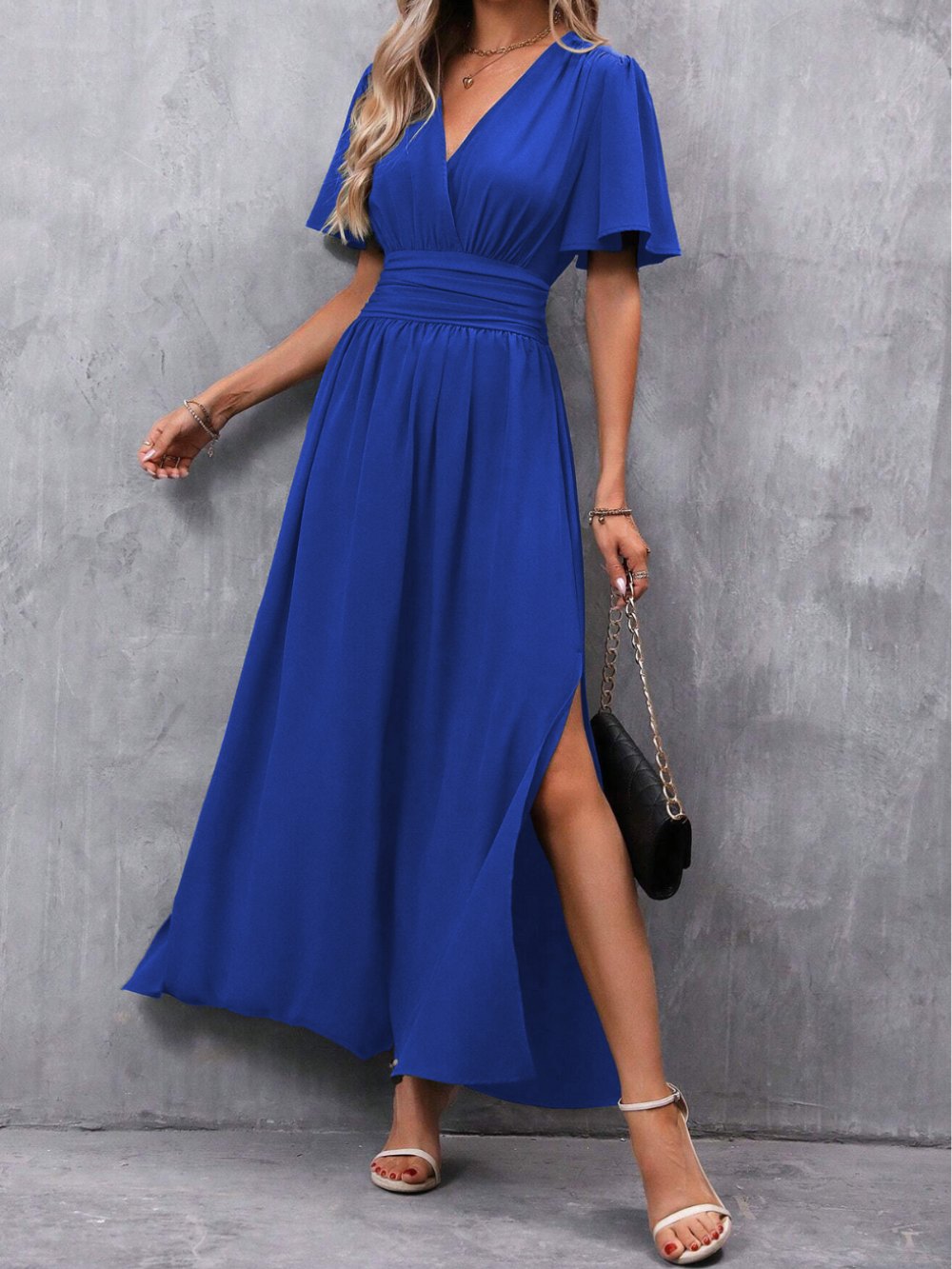 Elegant Fall Wedding Guest Dress for Women with Belted Waist Wedding Guest Style