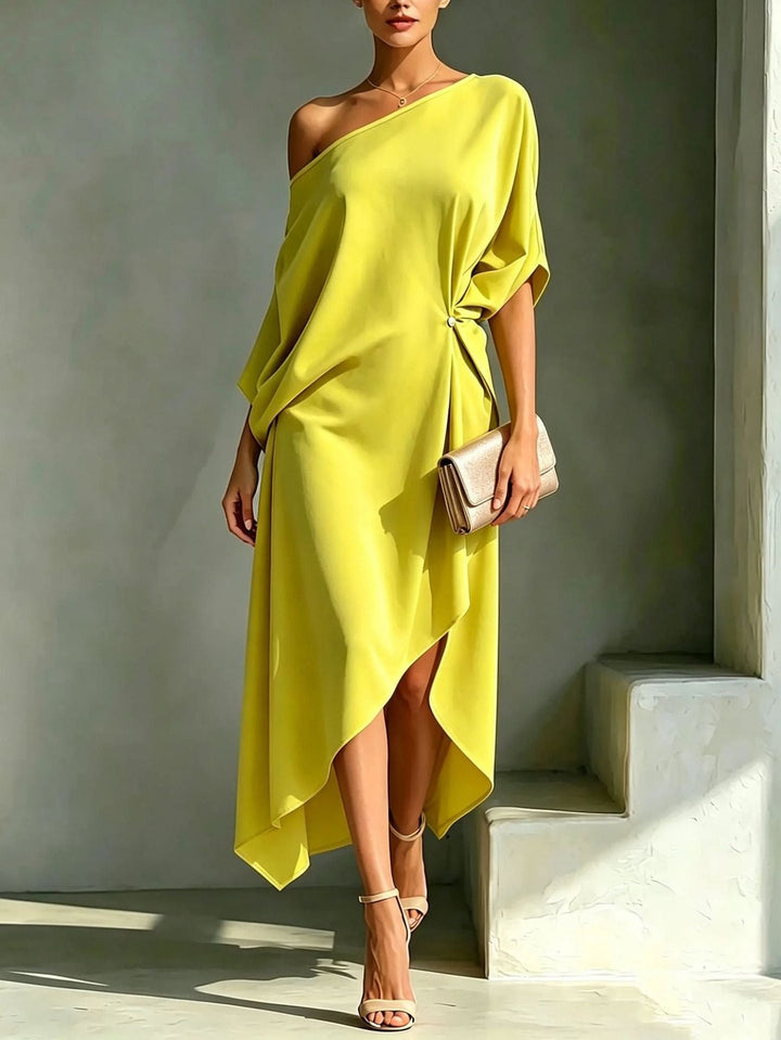 Elegant Fall Wedding Guest Dress for Women with Relaxed Fit Wedding Guest Style