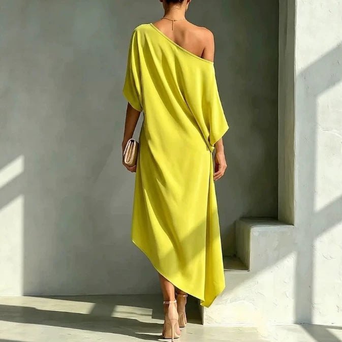 Elegant Fall Wedding Guest Dress for Women with Relaxed Fit Wedding Guest Style