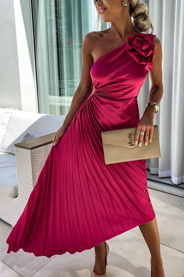 Elegant Floral Fall Wedding Guest Dress for Women with Classic Cut Wedding Guest Style