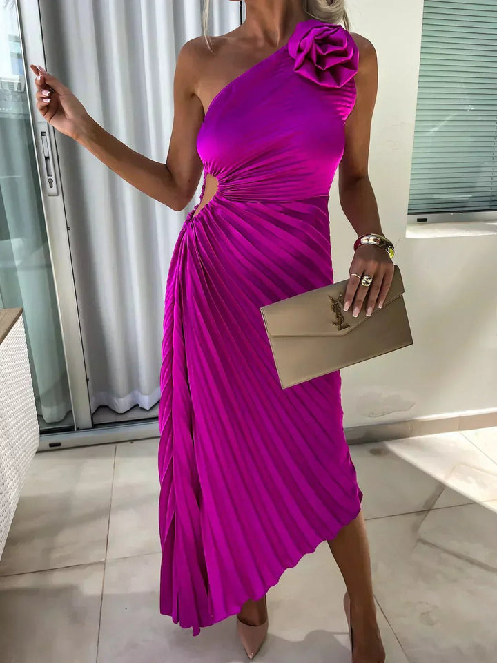 Elegant Floral Fall Wedding Guest Dress for Women with Classic Cut Wedding Guest Style