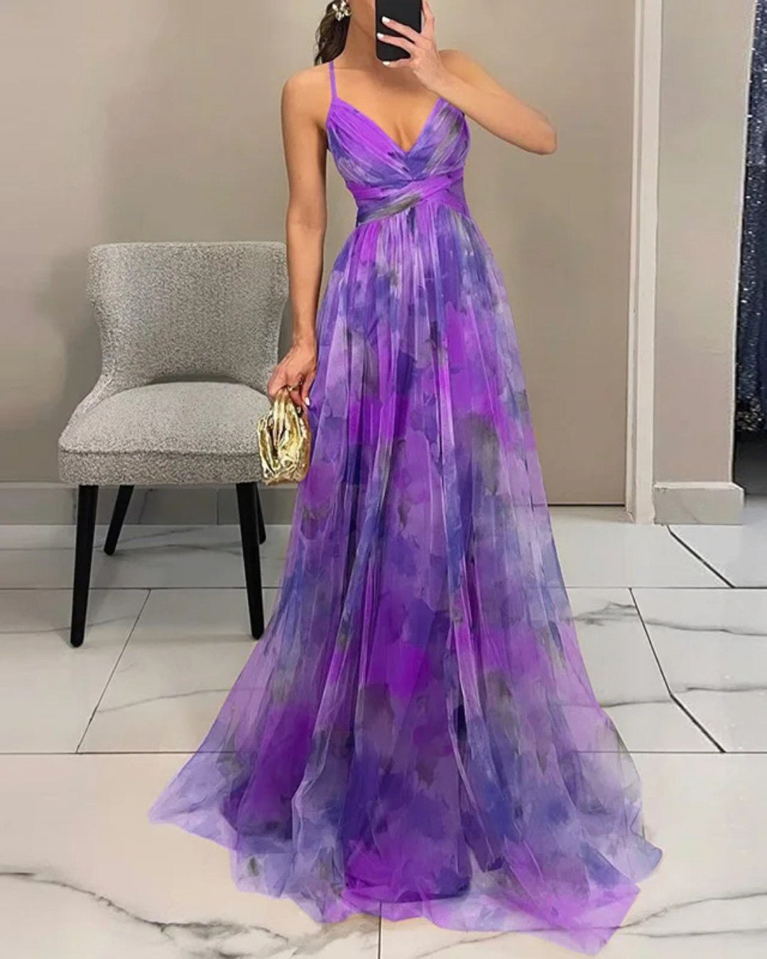 Elegant Floral Fall Wedding Guest Dress for Women with High Waisted Wedding Guest Style