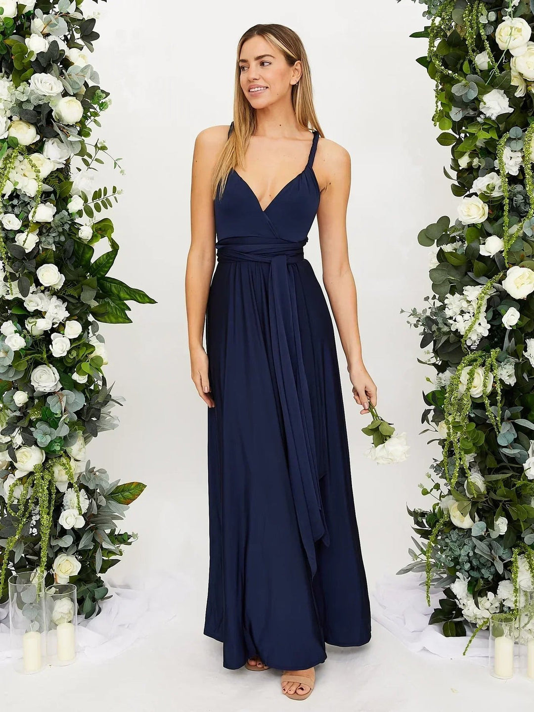 Elegant Formal Dress for Women with Soft Drape Formal Style