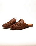 Ophira Woven Mule - Cognac