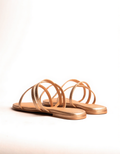 Amalfi Strappy Slide - Gold